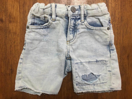 Bermuda De Jeans Talle 3 Baby Gap Para Niñas Usado