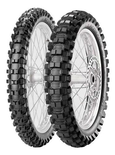 Cubiertas Pirelli 80 100 21 + 110 90 19 Mx Extra - C