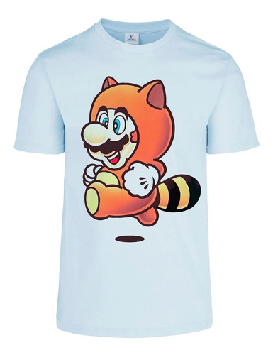 Playera Mario Bros 3 Tanooki Nes Colores