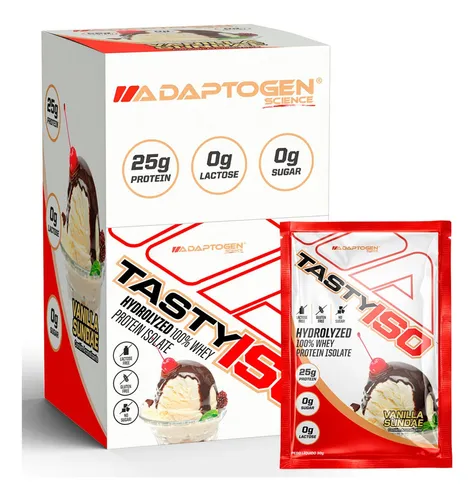 Whey Protein Soldiers Baunilha Pack Tasty Iso Caixa 12 Sachês 30g Cada
