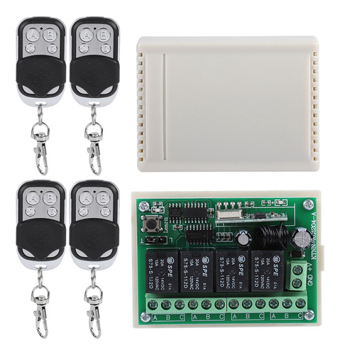 Receptor De Control Remoto Multifunción De 4 Vías Con Relé I