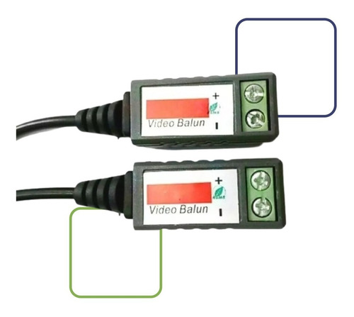 Kit 10 Pares De Video Balun Camera Ahd Ate 600mts Bnc Pass