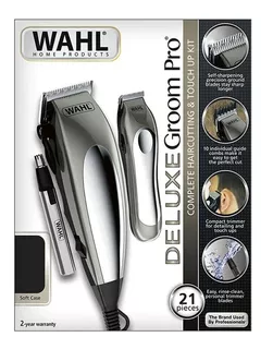 Maquina Wahl Deluxe Groom Pro 3 Maquinas / 21 Piezas