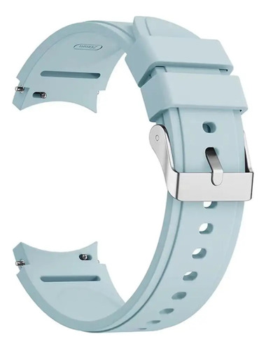 Pulseira Para Galaxy Watch 5 40mm 44mm Watch 5 Pro 45mm Cor Azul-claro Largura 20 Mm
