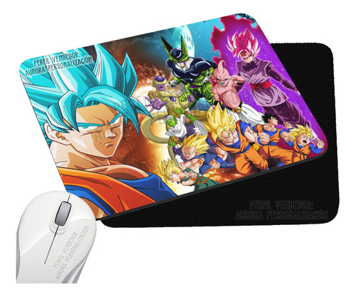 Pad Mouse Rectangular Dragon Ball Anime 3