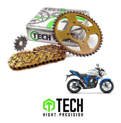 Kit Transmision Tech Suzuki Gixxer 150 45-15 428 Full