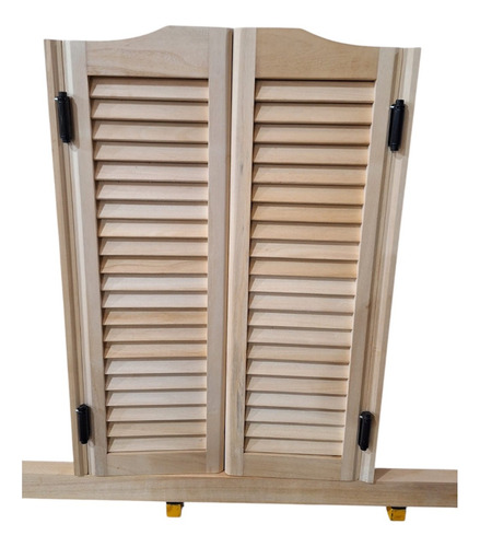 Puerta Far West Doble Accion De Kiri 70x100 Marrón Claro