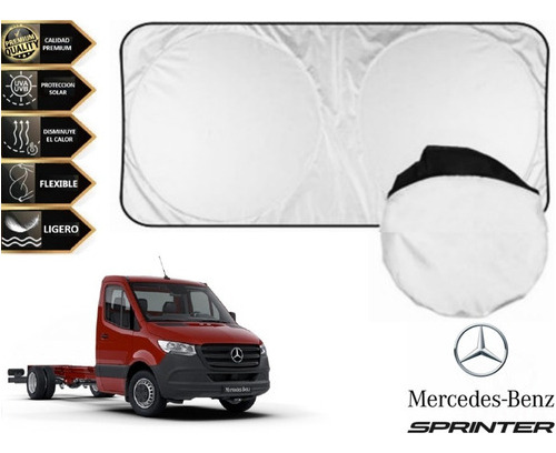 Protector Cubresol Con Ventosas Sprinter Chasis 2020 A 2021