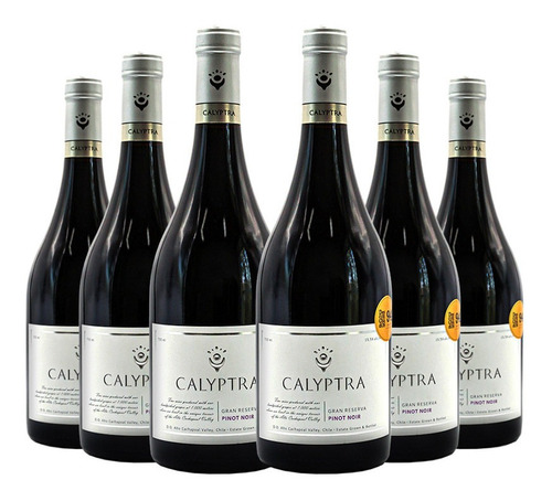 6 Vinos Calyptra Gran Reserva Pinot Noir