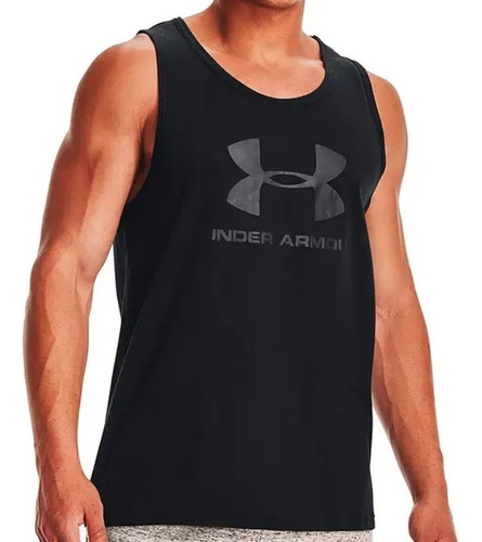 Polera Sinmangas Hombre Under Armour Sportstyle Logo Talla M