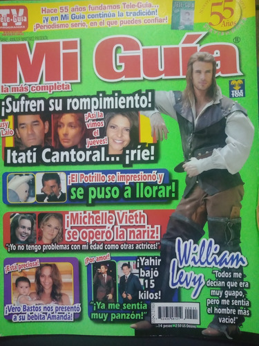 Itati Cantoral Eduardo Santamarina En Revista Mi Guia 2007