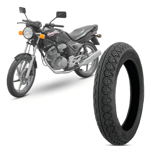 Pneu Traseira Cg/titan/fan/ybr/ Technic Tiger 90/90-18
