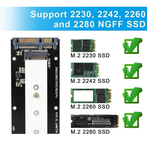 Fa M.2 Ngff Para Usb 3.0 Case, Chave B/chave B+m