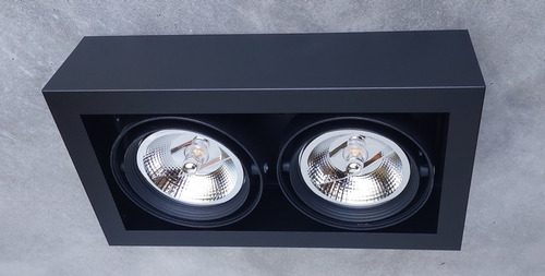 Imagen 4 de 5 de Cardanico Plafon P/2ar111 Blanco Spacelucciola Lamp Pro Dim