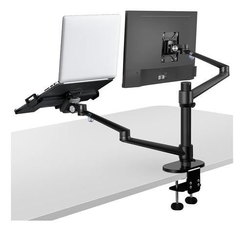 Soporte Para Monitor Y Portatil Viozon, Brazo Doble Ajust...