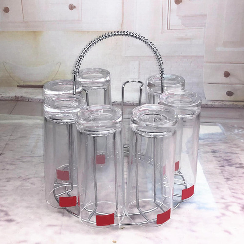 Estante De Secado De Acero Inoxidable, Portavasos De Vino, 8
