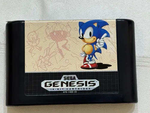 03 - Sonic Original Sega Mega Drive Genesis Fita | Parcelamento sem juros