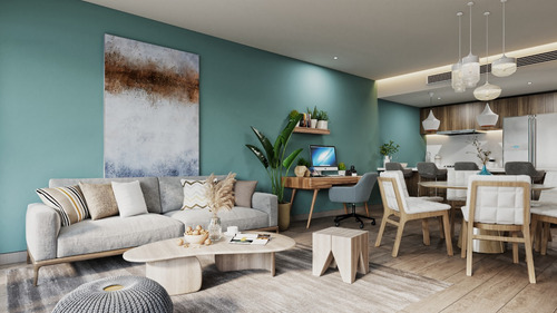 Departamento En Venta En Playa Del Carmen, Quintana Roo, The Leaf, Estilo Vanguardista