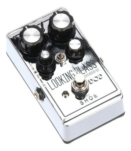 Pedal de efeito Overdrive Looking Glas Class A para guitarra branca