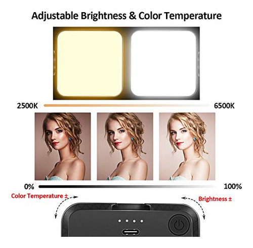 Kit De Iluminación Para Videoconferencias, Luz Regulable Par