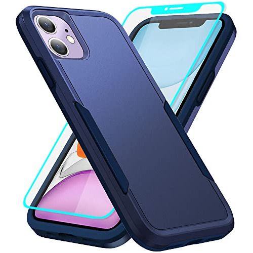 Funda Para iPhone 11 Azul Pc+tpu