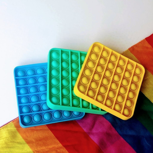 Imagen 4 de 5 de Pop It Original Juguete Sensorial Antiestres Silicona