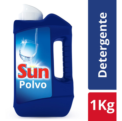 Imagen 1 de 2 de Sun Detergente Lavavajilla Polvo 1kg