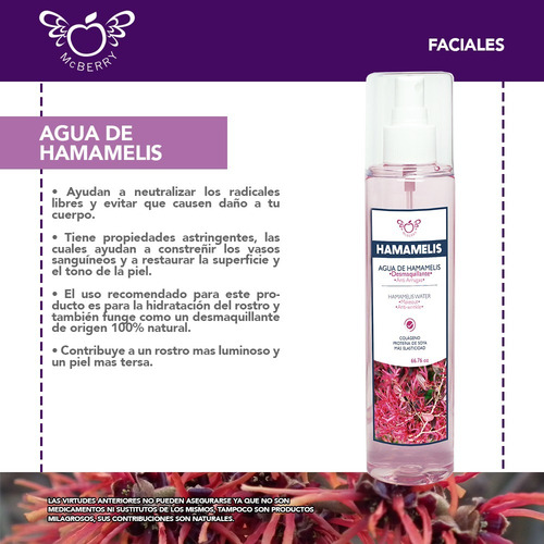 Duo Facial De Hamamelis Mcberry
