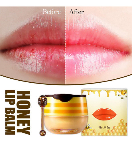 Honey Lip Sleeping Mask Día Y Noche Hidratante Hidratante