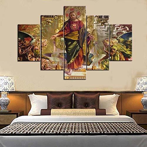 Extra Grandes Obras De Arte Para Pared 5 Panel Tela Wfc7r