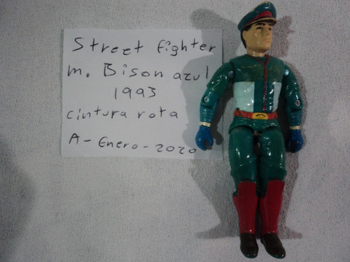Gi-joe Vintage Street Fighter M. Bison 1993 Azul #1