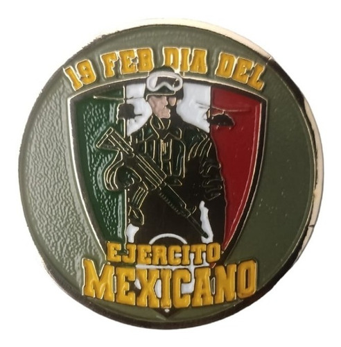 Medalla De Colección 19 De Feb. Día Del Ejército Mexicano