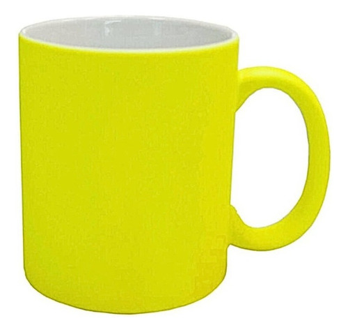 Taza Fluo Colores Para Sublimar Con Caja Individual 11 Onzas