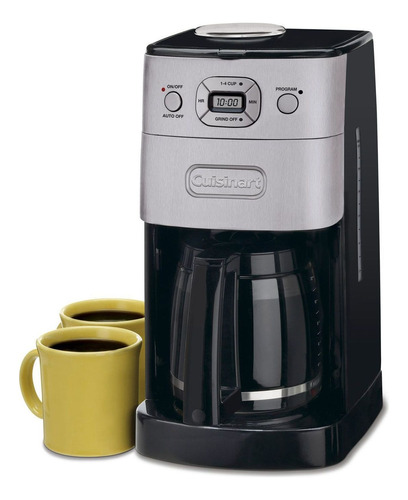 Cafetera Con Molinillo De 12 Tazas Cuisinart Dgb625e Color Black/Stainless