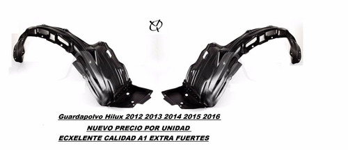 Guardapolvo Delantero Hilux 2012 2013 2014 2015 2016 