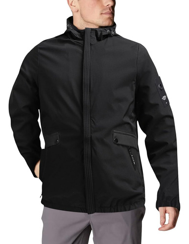 Hombre Trench Chaqueta Hombre Outdoor Trekking Impermeable