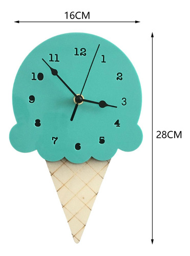 Reloj De Pared Reloj Decorativo De Pared Reloj Verde