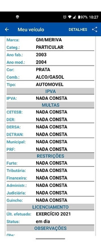 Imagem 15 de 15 de Chevrolet Meriva 2004 1.8 Flex Power 5p