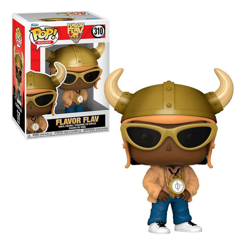 Funko Pop Flavor Flav 310 - Rapper Hip-hop - Acessórios