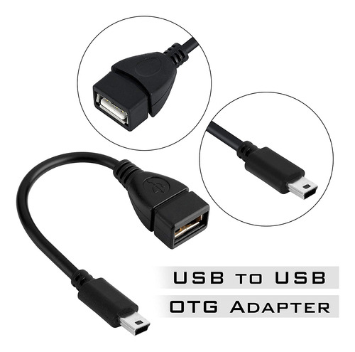 Cable Mini Usb B A Hembra Usb A De 5 Pines