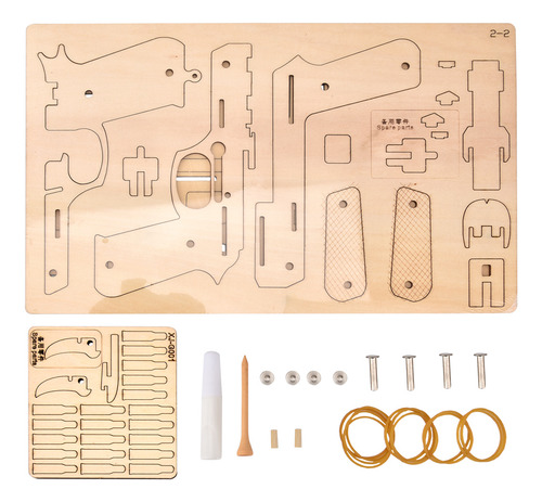 Kit De Montaje Woodcraft, Sierra De Calar 3d Con Banda Elást