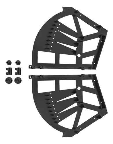 2 Piezas Bisagras Para Zapatero, Negro 3 Capas Gruesas.