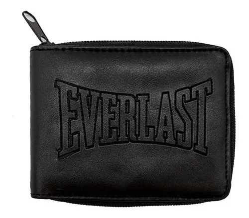 Billetera Hombre Everlast Eco Cuero Con Cierre Seguridad