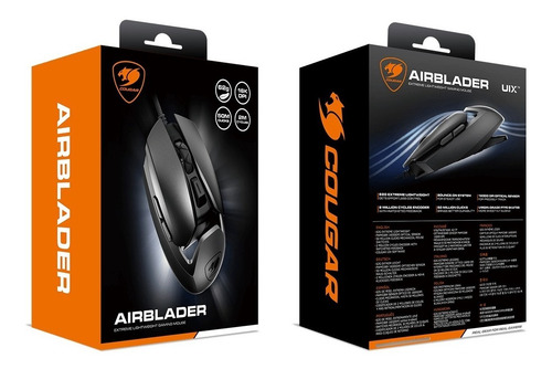 Imagen 4 de 10 de Mouse Gamer Cougar Airblader 16000 Dpi Ultra Ligero Black