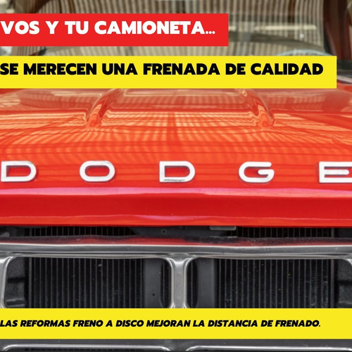 Imagen 3 de 10 de Reforma Freno A Disco Aimar Dodge D100 Y D200 Delant P/2rued