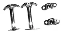 Comprar Prendedores Ganchos De Capo Jeep Cromados Williz Cj2 Cj3 Cj5