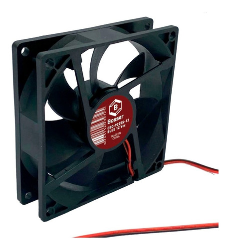 Turbina Cooler Fan Bosser Dc 12v 92x25 Mm Buje + Reja Metal