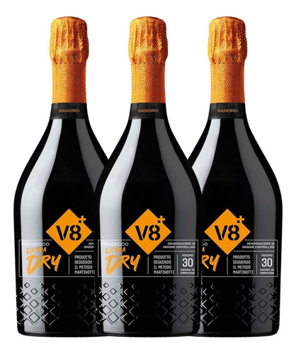 Vino Espumoso Prosecco Sior Sandro Extra Dry V8+ 750ml