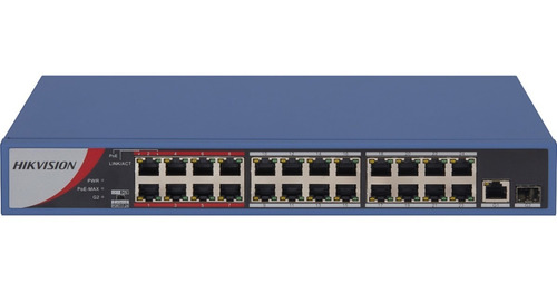 Imagen 7 de 7 de Switch 24 Puertos Poe 10/100m Hikvision Ds-3e0326p-e