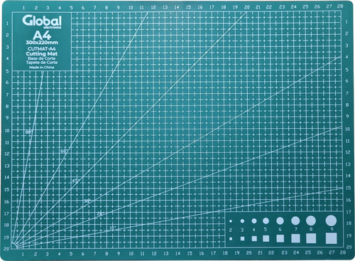 Tabla Plancha De Corte A4 20 Cm X 28 Cm Auto Curativa